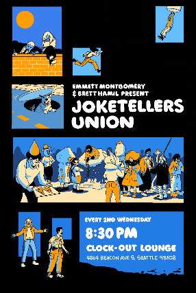 Emmett Montgomery and Brett Hamil Present: Joketellers Union w/ Zac Maas (Denver) & Emma Schmuckler